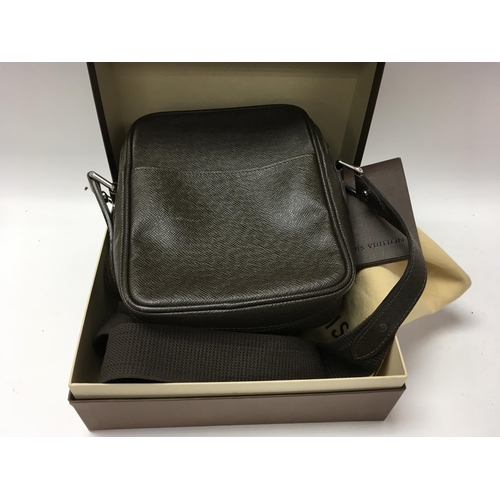 Louis Vuitton Dimitri Messenger Bag Taiga Leather Small at 1stDibs