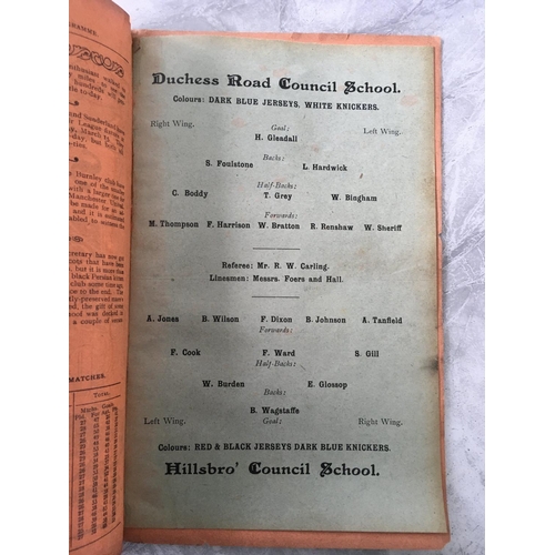 144A - 1908/09 Sheffield United Reserve Football Programmes: Matches v Mexbro which doubles up as a local s... 