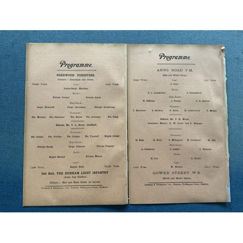 163 - 1913/14 Sheffield United Ground Football Programme: Good condition 4 pagers from the last season bef... 