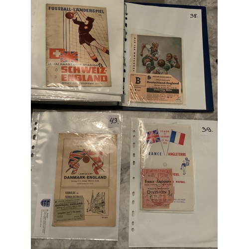 190A - Best Ever England Away Football Programme + Ticket Collection: One off chance to obtain this incredi... 