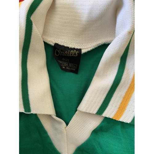 7 - 1981 Republic Of Ireland Home Match Worn Football Shirt: Worn in the match v France on 14 10 1981 by... 