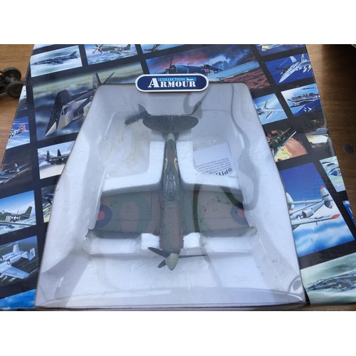 242 - Armour collection, boxed, Franklin mint , Spitfire,