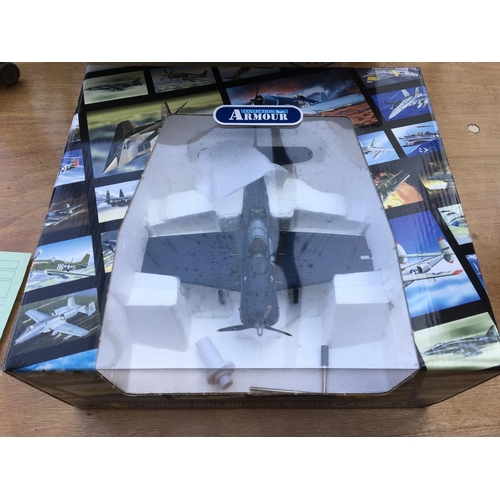 244 - Franklin mint, Armour collection, boxed, diecast, DB1 Dauntless
