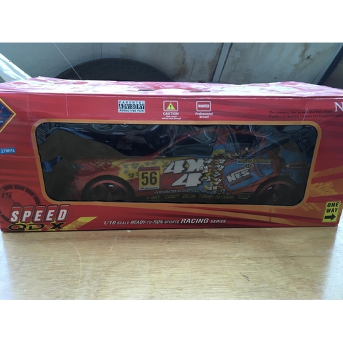 248 - Speed QDX, boxed, 1:10 scale R/C racing series, mib