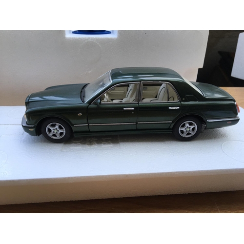 254 - Franklin mint, boxed, diecast, 1:24 scale model, 1998 Bentley Arnage