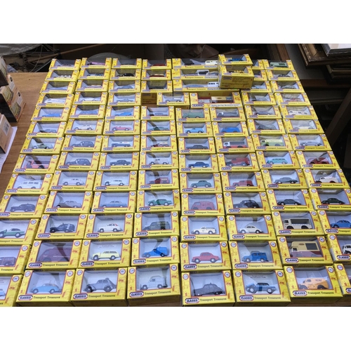 263 - Classix transport treasures, boxed, diecast vehicles, 1:76 scale, 100+
