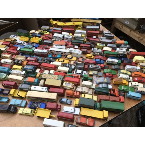 283 - A collection of playworn diecast vehicles including Matchbox, Lesney, Husky etc