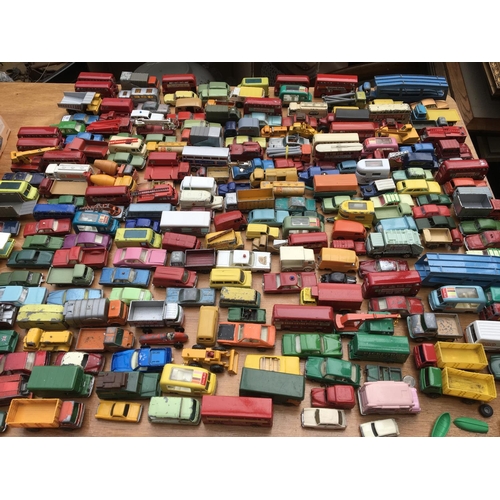 290 - A collection of playworn diecast vehicles including Matchbox, Lesney , Husky etc