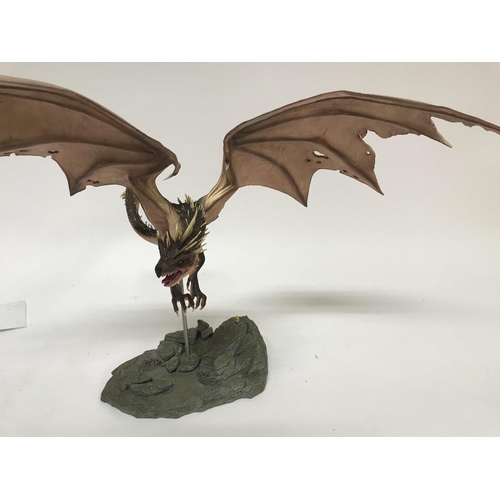 344 - A boxed Harry Potter Hungarian Horntail Dragon statue. Approx height 34cm in height.