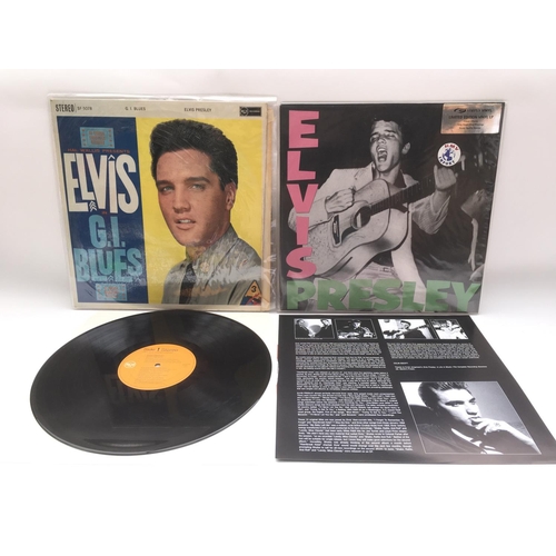 101 - A limited edition 180g reissue of Elvis Presley's debut LP plus an earlier pressing of 'G.I. Blues' ... 