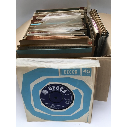 106 - A collection of 7 inch singles from the 1950s onwards.