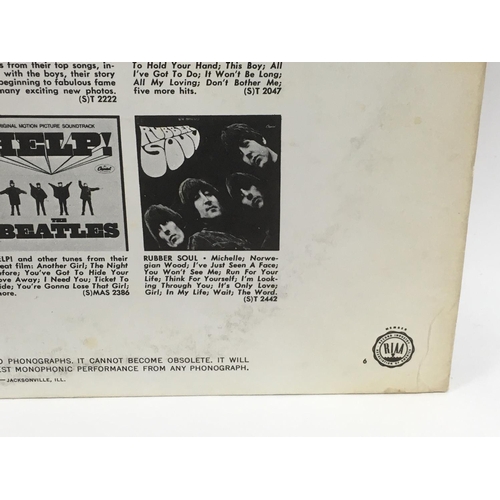 11 - A third state Beatles 'Yesterday And Today' peeled butcher sleeve T2553, sleeve has tears and areas ... 