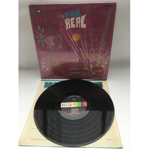 110 - A stereo issue of 'Real' by The Bag, 1968 psychedelic rock. Vinyl Ex, sleeve has a small hole on the... 