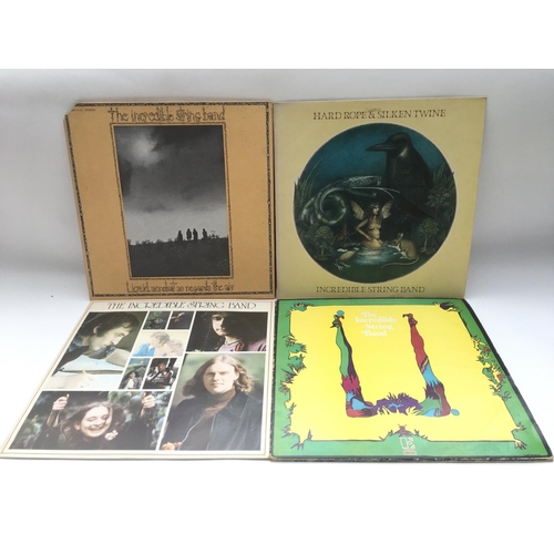 111 - Four LPs by The Incredible String Band comprising 'Earthspan', 'U', 'Liquid Acrobat As Regards The A... 