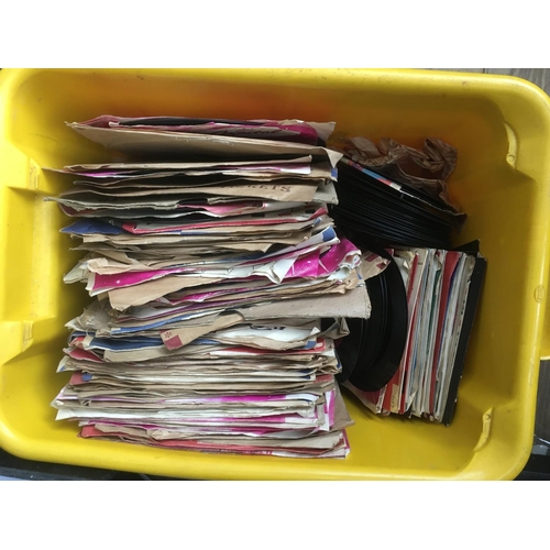 122 - A crate of 78s and 7 inch singles including many jazz titles.