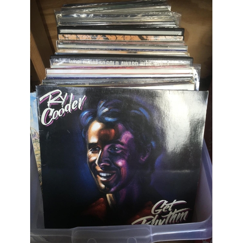 128 - A collection of LPs by various artists including The Rolling Stones, The Beatles, Ry Cooder, Steve W... 