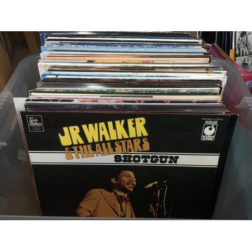 130 - A collection of soul LPs and 12 inch singles by various artists including Geno Washington, Michael J... 