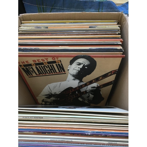 135 - Another box of Jazz LPs by various artists including Zoot Sims, Vic Damone, Bill Evans and others.