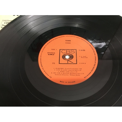 172 - Two first UK pressings of LPs by Titanic comprising their self titled debut and 'Sea Wolf'. Both VG+... 