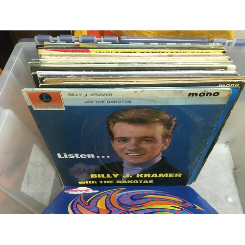 181 - A collection of LPs, 12 inch and 7 inch singles by various artists including The Beatles, The Move, ... 