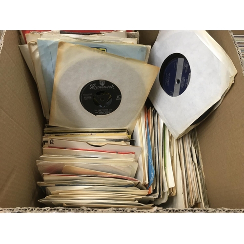 192 - Two boxes of LPs and 12 inch singles by various artists including Stephen Stills, Suzanne Vega, Beac... 