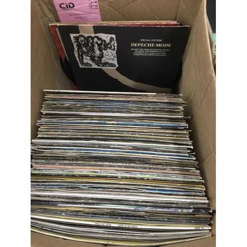 193 - Two boxes of mainly 1980s 12 inch singles by various artists including Simple Minds, Culture Club, D... 