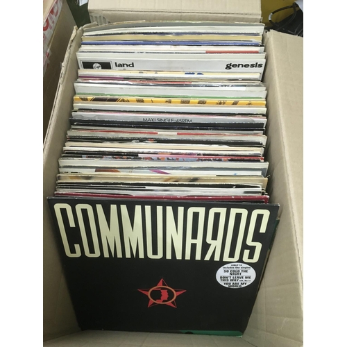 193 - Two boxes of mainly 1980s 12 inch singles by various artists including Simple Minds, Culture Club, D... 