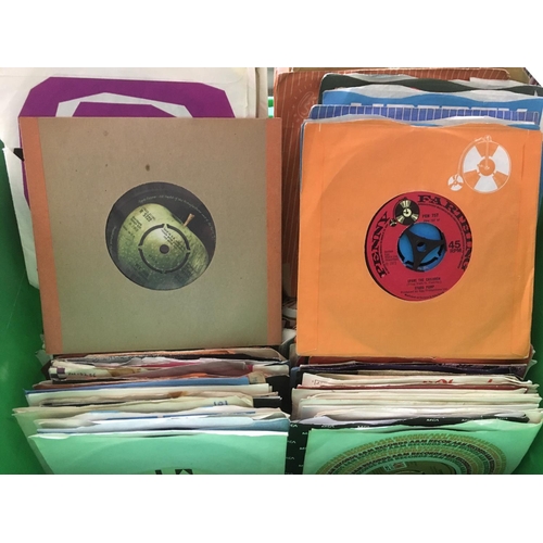 197 - A collection of 7inch singles by various artists including The Beatles, Marvin Gaye, The Minbenders ... 