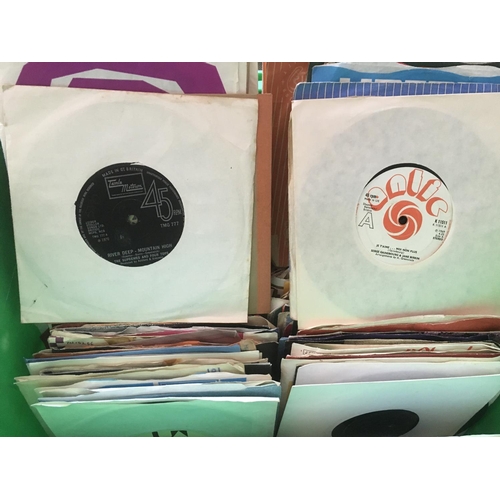 197 - A collection of 7inch singles by various artists including The Beatles, Marvin Gaye, The Minbenders ... 