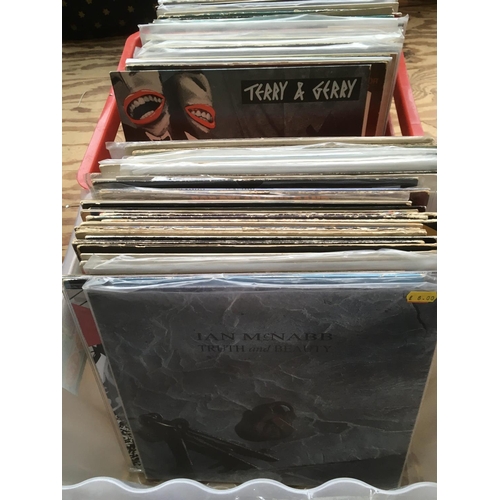 211 - Two boxes of LPs and 12 inch singles by various artists including Jefferson Airplane, The Nice, Bob ... 