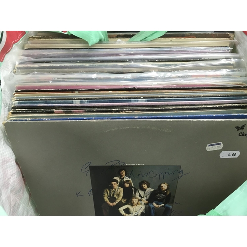 239 - A collection of rock and pop LPs by various artists including Genesis, Rixy Music, Focus and others.