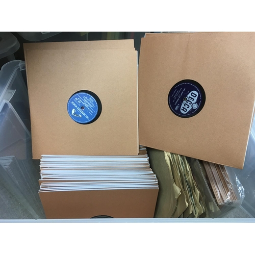 247 - A box of 78s, various artists.