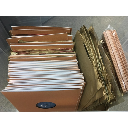 247 - A box of 78s, various artists.