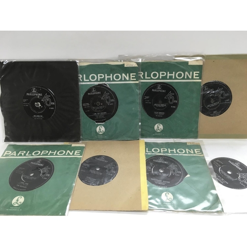 252 - A collection of EPs and 7 inch singles by The Beatles including a red label 'Love Me Do', 'Twist & S... 