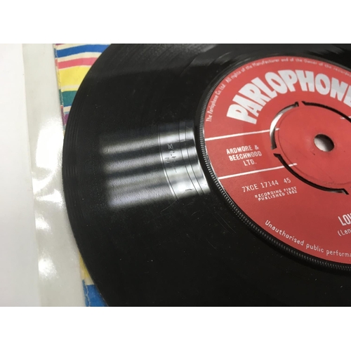 252 - A collection of EPs and 7 inch singles by The Beatles including a red label 'Love Me Do', 'Twist & S... 