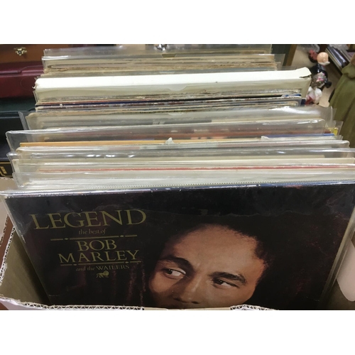 259 - A collection of LPs by various artists including David Bowie, The Kinks, Bob Marley and others.