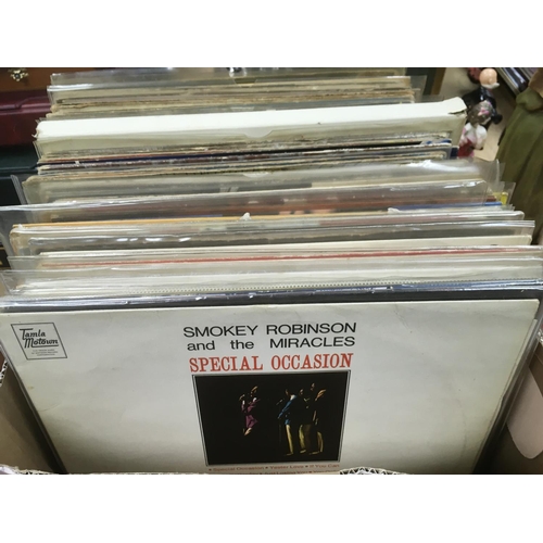 259 - A collection of LPs by various artists including David Bowie, The Kinks, Bob Marley and others.