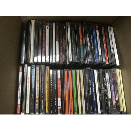 262 - A collection of CDs including some box sets and remastered versions together with some music DVDs. A... 