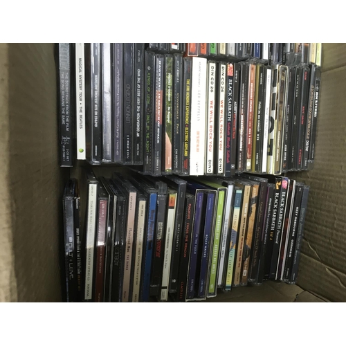 262 - A collection of CDs including some box sets and remastered versions together with some music DVDs. A... 