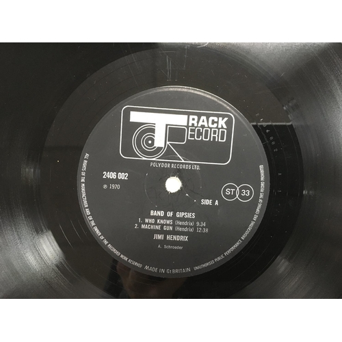 264 - A Jimi Hendrix 'Band Of Gypsys' LP with puppet sleeve, Track 2406 002, condition VG with light scrat... 