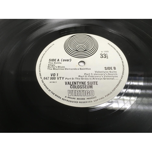 273 - An early pressing of 'Valentyne Suite' by Colosseum. Light marks to vinyl but nothing bad.