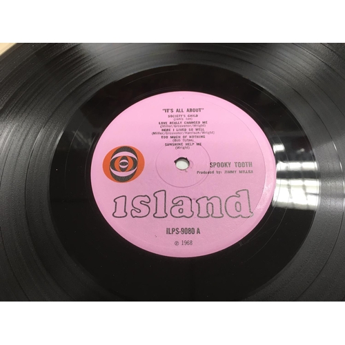 278 - A first UK pressing of Spooky Tooth 'It's All About' Stereo ILPS 9080 and 'Spooky Two' Stereo ILPS 9... 