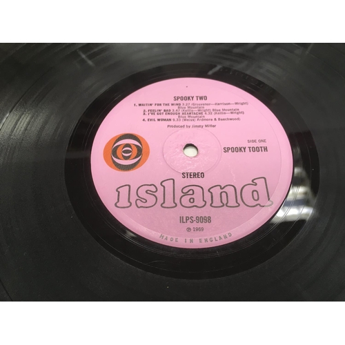 278 - A first UK pressing of Spooky Tooth 'It's All About' Stereo ILPS 9080 and 'Spooky Two' Stereo ILPS 9... 
