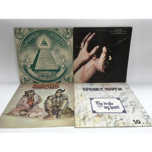 279 - Four Spooky Tooth LPs including'Witness', 'Ceremony' and two others.