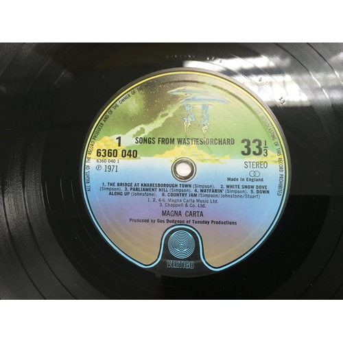 281 - Two Magna Carta LPs comprising 'Songs From Wasties Orchard' and 'Seasons'. Condition NM.