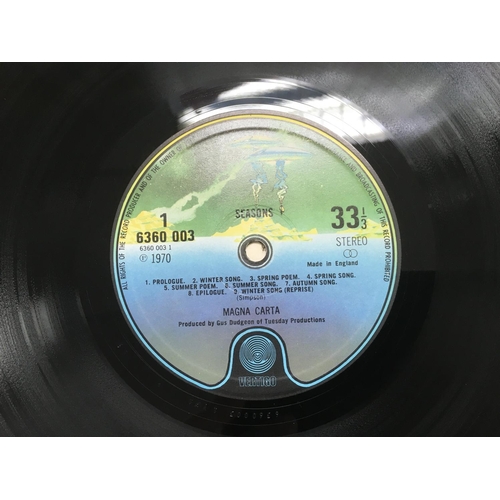 281 - Two Magna Carta LPs comprising 'Songs From Wasties Orchard' and 'Seasons'. Condition NM.