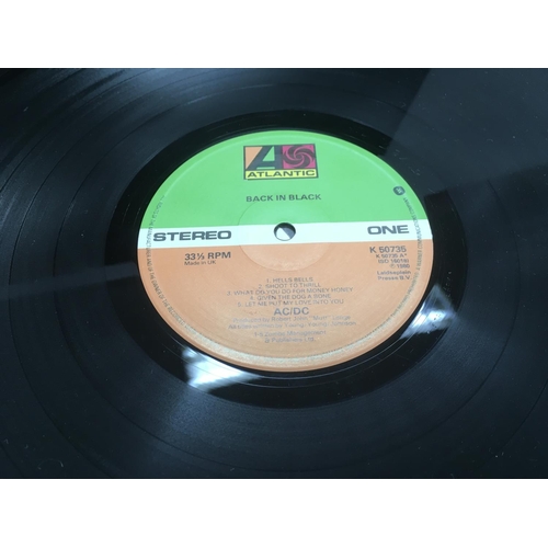 288 - Two AC/DC LPs comprising 'Back In Black' and 'If You Want Blood'. Condition is VG+.
