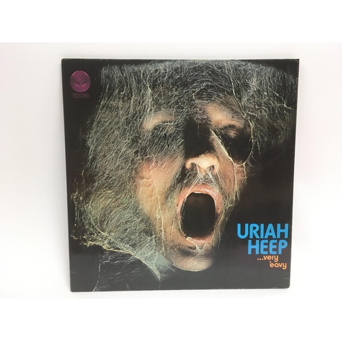290 - A first UK pressing of the Uriah Heep LP '...Very Eavy....Very 'Umble' with Vertigo swirl labels, 63... 