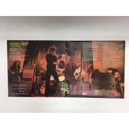 290 - A first UK pressing of the Uriah Heep LP '...Very Eavy....Very 'Umble' with Vertigo swirl labels, 63... 