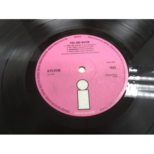 292 - Two early pressings of LPs by Free comprising 'Fire And Water' and 'Heartbreaker'. Condition VG+.